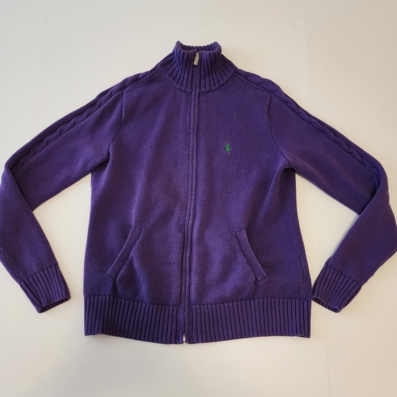 Ralph Lauren Sport Sweater Purple Large - Picture 4 of 13